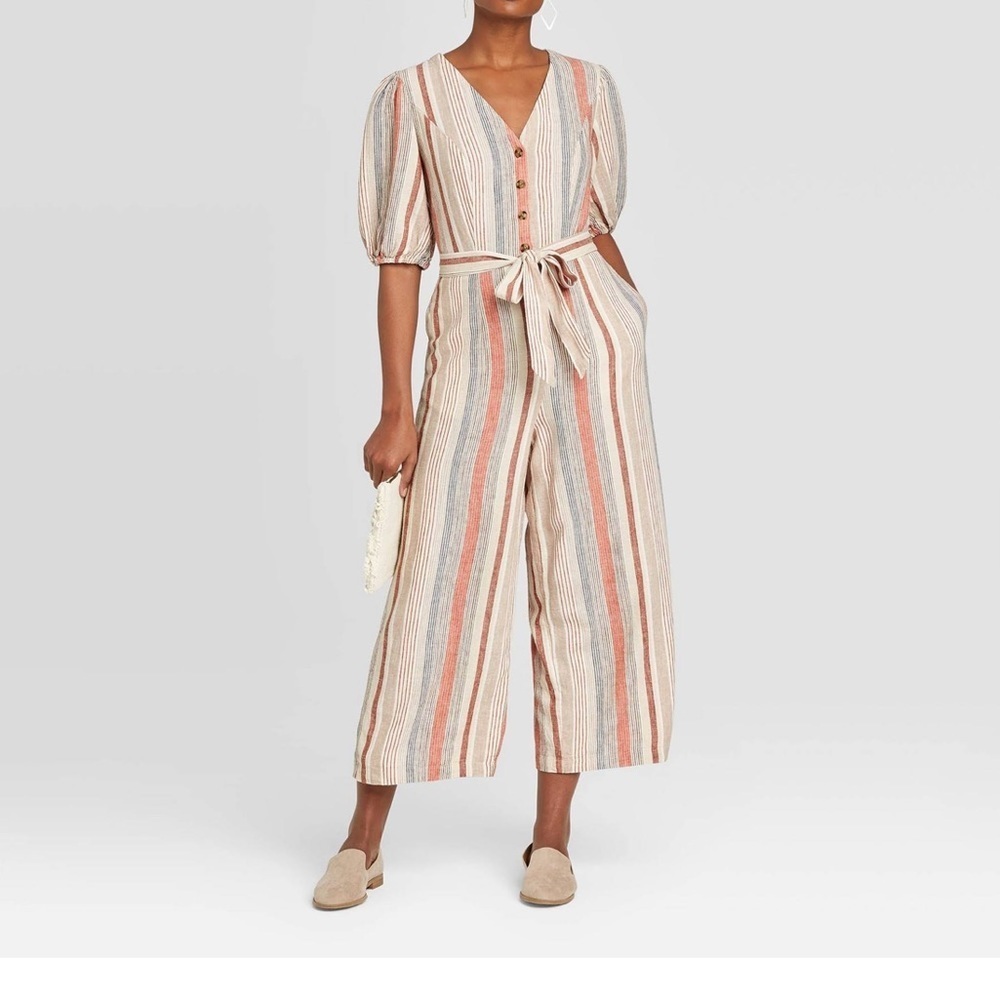 NWT Universal Thread Women's Linen Blend J…003